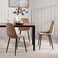 Pan Home Torrento 4 Seater Dining Table - Natural Black