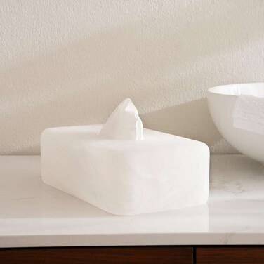 Pan Home Robyn Tissue Box Cover 29.5*17.5*9.3cm - White
