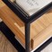 Pan Home Walter End Table With Drawer Melamine - Black Natural