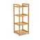 رف حمام من الخيزران من بان هوم دانفولد، 4 طبقات، 30×30×80 سم - لون طبيعي