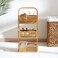 Pan Home Whimsy 3 - Tier Bamboo Bath Rack 34X18X76cm - Natural