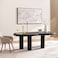 Pan Home Harper 6 Seater Dining Table Wood - Brown
