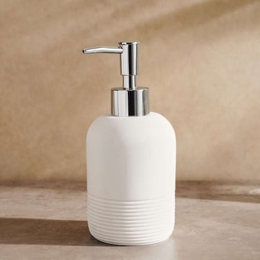 Pan Home Troy Soap Dispenser 7.6X7.6X16.6cm - White