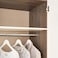 Pan Home Aversa 6 Door Wardrobe With Mirror - White