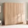 Pan Home Wrenley 5 Door Wardrobe - Beige