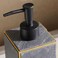 Pan Home Nebula Soap Dispenser 7.2X7.2X19.9cm - Black