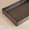 Pan Home Caspian Metal Towel Tray 28 X 15 X 3cm - Space Black