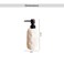 Pan Home Crest Textured Soap Dispenser 8X8X20cm - Cream