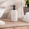 Pan Home Crest Textured Soap Dispenser 8X8X20cm - Cream