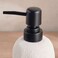 Pan Home Crest Textured Soap Dispenser 8X8X20cm - Cream