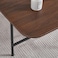 Pan Home Rasario Coffee Table Melamine - Walnut &amp; Black