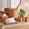 Pan Home Manila Rattan Toothbrush Holder 9X9X11cm - Natural
