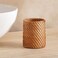 Pan Home Manila Rattan Toothbrush Holder 9X9X11cm - Natural