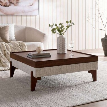 طاولة قهوة بان هوم جريم (صغيرة) - لون الجوز