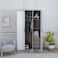 Pan Home Omaha 3 Door Wardrobe - White Natural