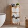 Pan Home Vesper 3 - Tier Bamboo Storage Drawers 40X30X95cm - Natural And White