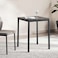 Pan Home Aria 2 Seater Dining Table - Black