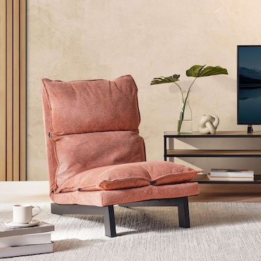 Pan Home Prism Lounge Chair - Rust