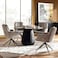 Pan Home Stella 4 Seater Dining Table Marble - Black