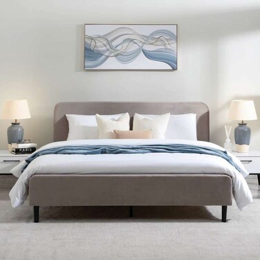 Pan Home Sweetan Super King Bed 200X200cm - Brown