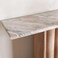 طاولة كونسول هايدن من بان هوم رخامية - كريمي وبني