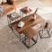 Pan Home Nour 1+4 Coffee Table Set - Brown
