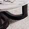 Pan Home Itami Coffee Table Marble - Black White