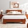 سرير بان هوم مدريد ١٦٠×٢٠٠ سم مع لوح - لون طبيعي