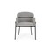 كرسي طعام بان هوم كوستيلو - رمادي أسود