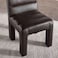 Pan Home Dion Dining Chair Leather - Dark Brown