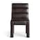 Pan Home Dion Dining Chair Leather - Dark Brown