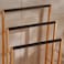 Pan Home Rag Bamboo 3 Rails Towel Stand 42X24X82cm - Natural