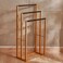 Pan Home Rag Bamboo 3 Rails Towel Stand 42X24X82cm - Natural