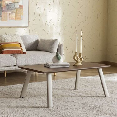 Pan Home Jadiel Coffee Table Melamine - Walnut Grey