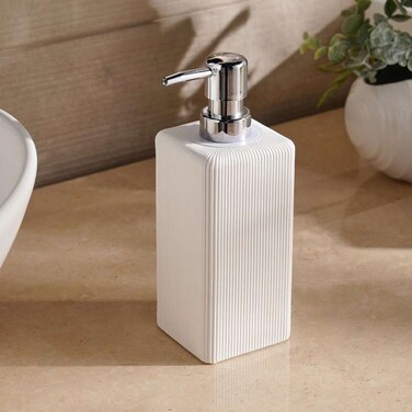 موزع صابون بان هوم برايم 7.1×7.1×20 سم - أبيض