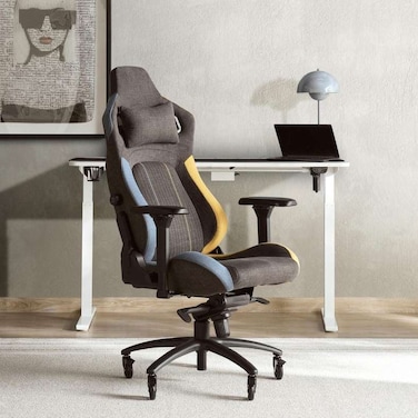 Pan Home Techna Gaming Chair - Blue &amp; Yellow