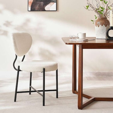 Pan Home Remy New Dining Chair - White Black