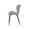 Pan Home Karrie Dining Chair - Light Grey Black
