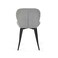 Pan Home Karrie Dining Chair - Light Grey Black