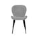 Pan Home Karrie Dining Chair - Light Grey Black