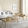Pan Home Townwood Coffee Table Set 1+2 - Gold