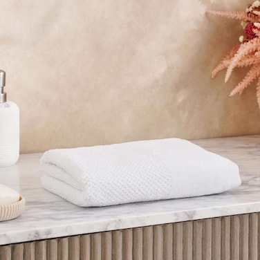 منشفة يد بان هوم ريتريت بيضاء 50×90 سم