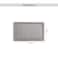 Pan Home Comfort Memory Foam Bathmat 50X80X2.5cm - Grey