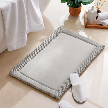 Pan Home Comfort Memory Foam Bathmat 50X80X2.5cm - Grey