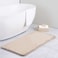 Pan Home Elegance Memory Foam Bathmat 60X90cm - Beige