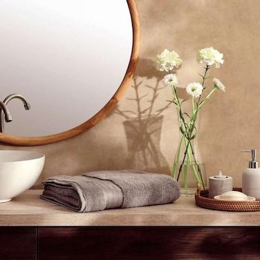 Pan Home Imperial Zero Twist Hand Towel 50X90cm - Radiant Metal