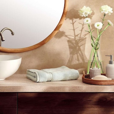 Pan Home Imperial Zero Twist Hand Towel 50X90cm - Sea Foam