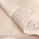 منشفة حمام بان هوم إمبريال سويرل مطرزة 70×140 سم - كريمي/فضي