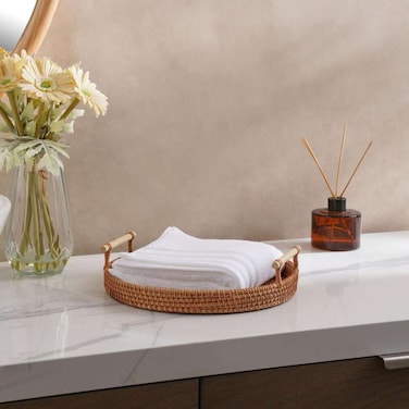 Pan Home Sensasoft Zero Twist Hand Towel 41X76cm - White