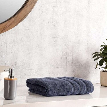 منشفة حمام بان هوم شيكاغو المزخرفة، 650 جرام لكل متر مربع، 70×140 سم، لون المحيط